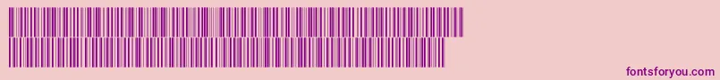 Intp36dmtt-fontti – violetit fontit vaaleanpunaisella taustalla