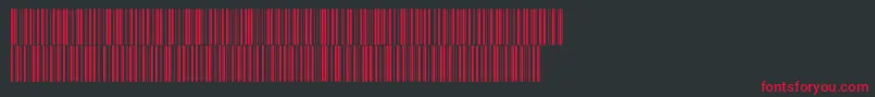 Intp36dmtt-fontti – punaiset fontit mustalla taustalla