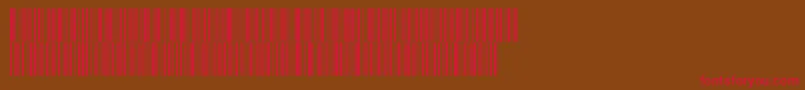 Intp36dmtt Font – Red Fonts on Brown Background