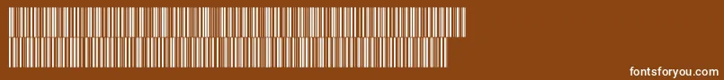 Intp36dmtt Font – White Fonts on Brown Background