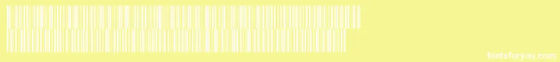 Intp36dmtt Font – White Fonts on Yellow Background