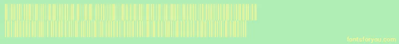 Intp36dmtt-Schriftart – Gelbe Schriften auf grünem Hintergrund