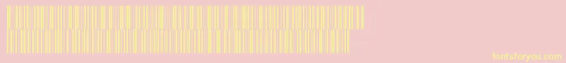 Intp36dmtt Font – Yellow Fonts on Pink Background
