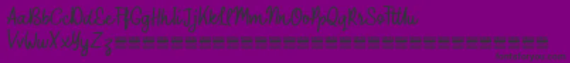 OuterlordDemo Font – Black Fonts on Purple Background