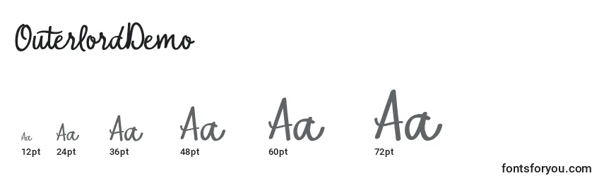OuterlordDemo Font Sizes