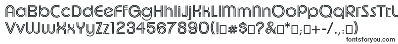 Шрифт Uptightc – ретро шрифты