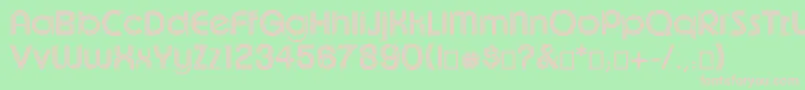 Uptightc Font – Pink Fonts on Green Background