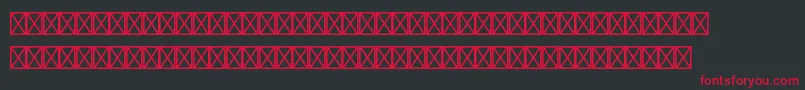 Audiopiltstd Font – Red Fonts on Black Background