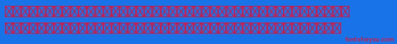 Audiopiltstd Font – Red Fonts on Blue Background