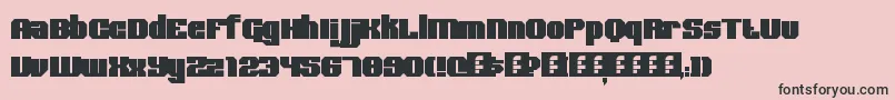 BoldType Font – Black Fonts on Pink Background
