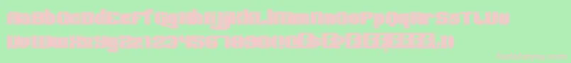 BoldType Font – Pink Fonts on Green Background