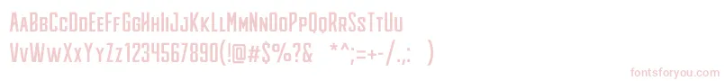 KnuckleheadFree-Schriftart – Rosa Schriften