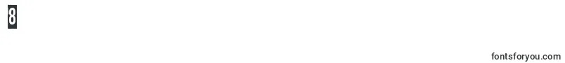 フォントMoreNewsFromNowhere – フォント数字8