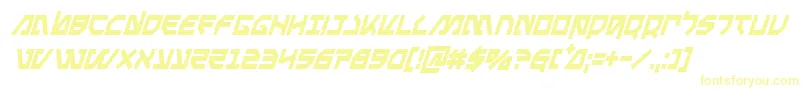 Metalstormcondital Font – Yellow Fonts