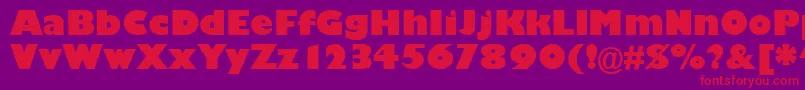 More about GarrisonKayo Font GarrisonKayo Font – Red Fonts on Purple Background