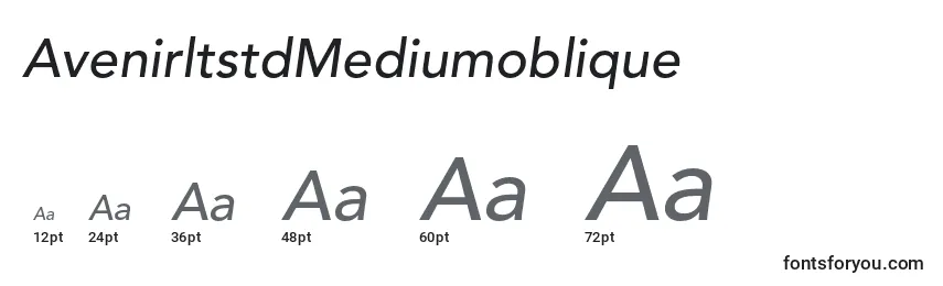AvenirltstdMediumoblique Font Sizes