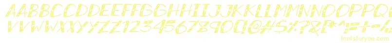 SnowySparklesItalic Font – Yellow Fonts