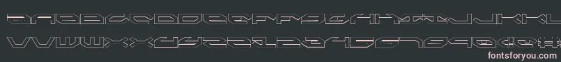 Taskforceo Font – Pink Fonts on Black Background
