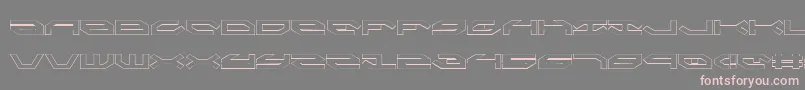 Taskforceo Font – Pink Fonts on Gray Background