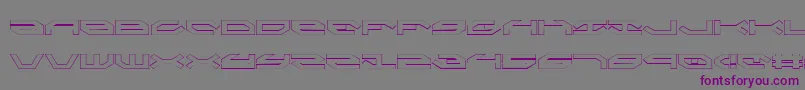 Taskforceo Font – Purple Fonts on Gray Background