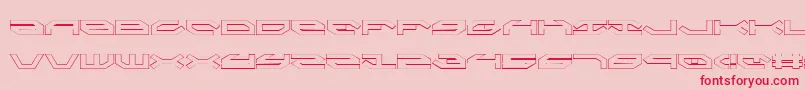 Taskforceo Font – Red Fonts on Pink Background