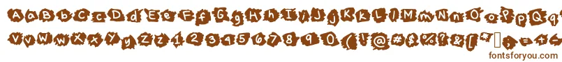 Шрифт MissTerious – коричневые шрифты