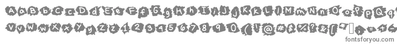 Шрифт MissTerious – серые шрифты на белом фоне