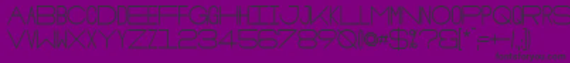 OsloBold-fontti – mustat fontit violetilla taustalla