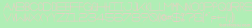 fuente OsloBold – Fuentes Rosadas Sobre Fondo Verde