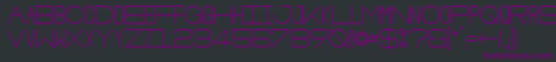 OsloBold Font – Purple Fonts on Black Background