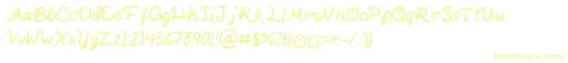 KaitSHandwriting Font – Yellow Fonts