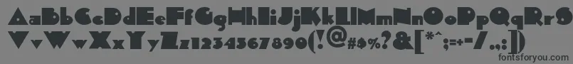 Sidthekidnf Font – Black Fonts on Gray Background