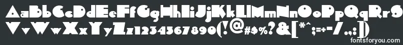 Sidthekidnf Font – White Fonts on Black Background