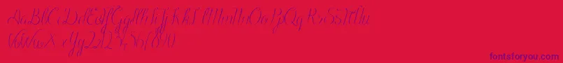 fuente BlackOlivesDemo – Fuentes Moradas Sobre Fondo Rojo