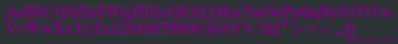 SchoolBold.001.00185b Font – Purple Fonts on Black Background