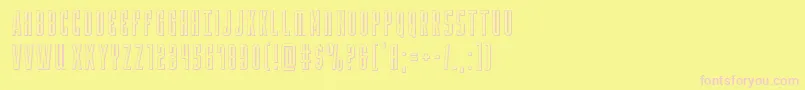 Yfiles3D Font – Pink Fonts on Yellow Background