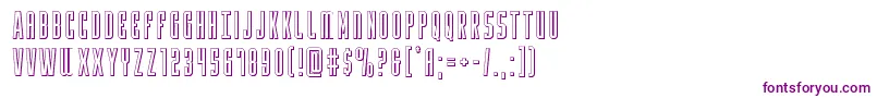 Yfiles3D Font – Purple Fonts on White Background