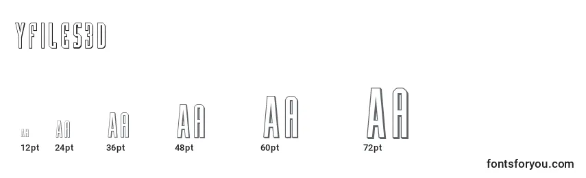 Größen der Schriftart Yfiles3D