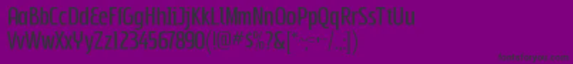 Шрифт SubpearRegular – чёрные шрифты на фиолетовом фоне