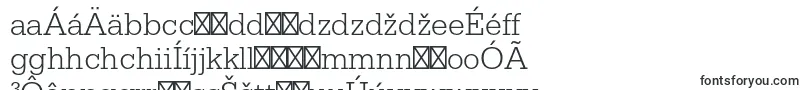 SerifastdLight-fontti – slovakian fontit