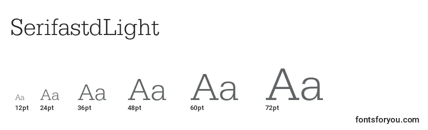 SerifastdLight Font Sizes