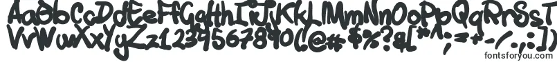 Czcionka Tuschtouch1 – czcionki graficzne