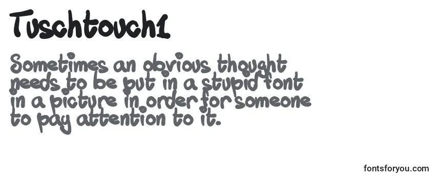 Tuschtouch1 Font