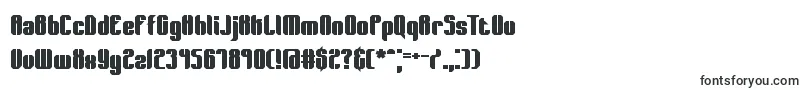 Шрифт Wager – плоские шрифты