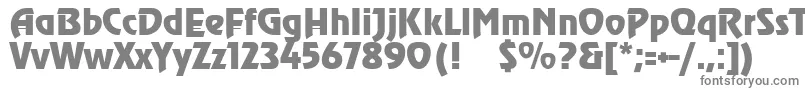 SanasoftAgra.Kz-fontti – harmaat kirjasimet valkoisella taustalla