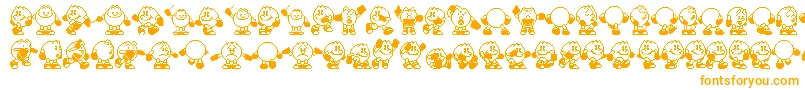 Pacman Font – Orange Fonts