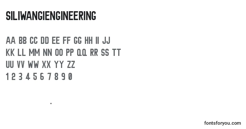 SiliwangiEngineering Font – alphabet, numbers, special characters