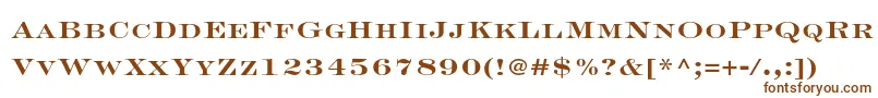 Шрифт EngraversltstdBoldface – коричневые шрифты