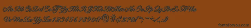 More about BallantinesshadowRegular Font BallantinesshadowRegular Font – Black Fonts on Brown Background