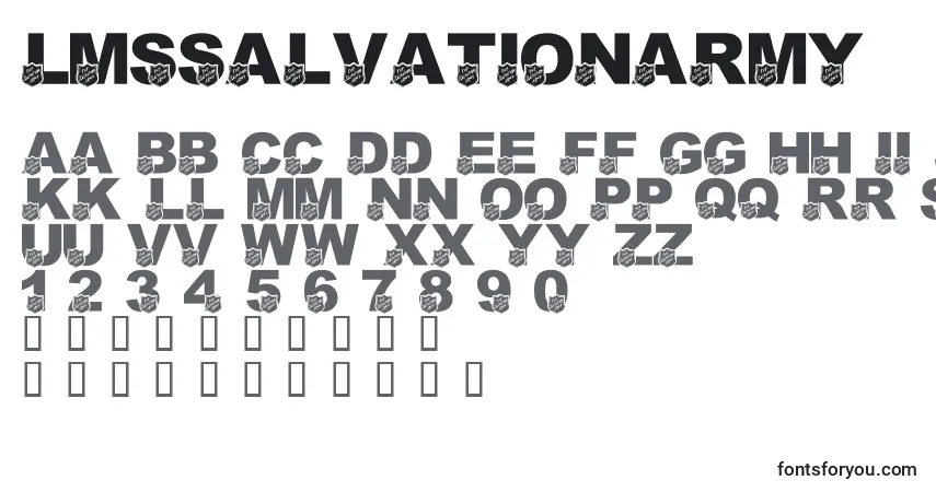 Police LmsSalvationArmy - Alphabet, Chiffres, Caractères Spéciaux